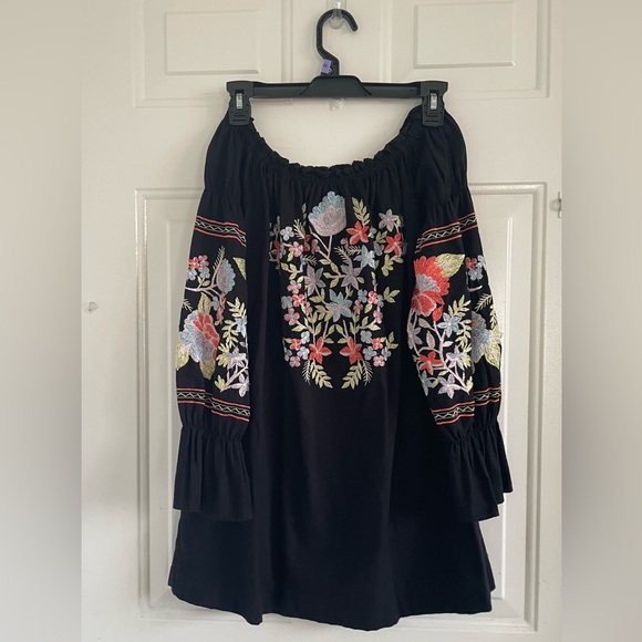 Free People Fleur Du Jour Embroidered Mini Dress Size XS - Picture 3 of 16